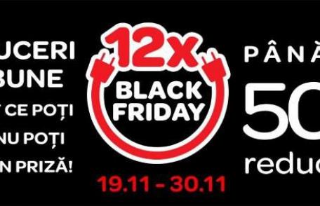 12 zile de prețuri nebune la Carrefour de BLACK FRIDAY!