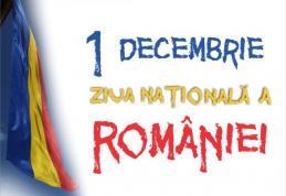 1 Decembrei, Ziua Națională a României. La mulți ani române! 