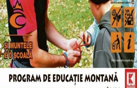 Educație Montană în școli, conștientizare și informare - Mesajul a ajuns și în școli din județul Botoșani
