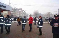 Campanie de informare a populației pentru prevenirea incendiilor, pe pietonalul Grigore Ghica din Dorohoi