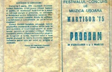 Certificatul de nastere al Festivalului Martisor Dorohoian