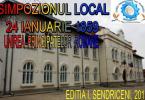 Simpozion Local - 24 ianuarie 1989 - Liceul Al. Vlahuta Sendriceni