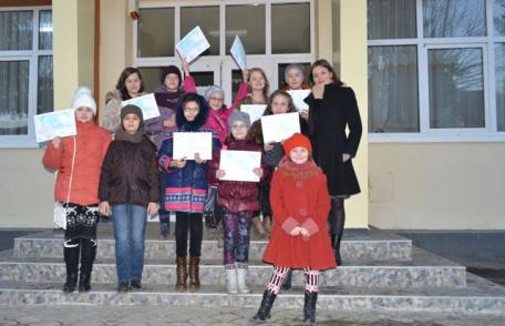 Elevi din Dorohoi premiați la Concursul Național „Vis de iarnă” Sighetu Marmației - FOTO