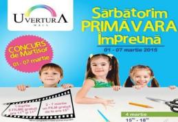 Ateliere de creație și film gratuit pentru copii în Uvertura Mall