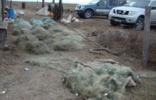160 de metri de plasă monofilament confiscată de poliţiştii de frontieră