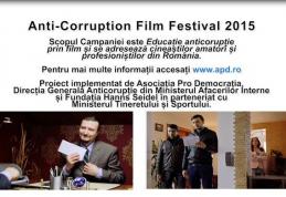 Lansare Campania ANTI-CORRUPTION FILM FESTIVAL 2015 - VIDEO