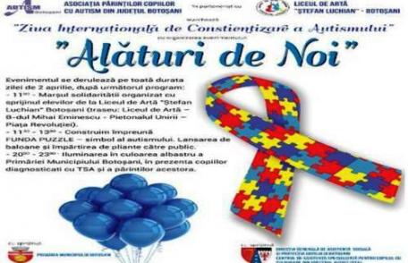 Asociația Părinților Copiilor cu Autism din Județul Botoșani vă învită la evenimentul „Alături De Noi”