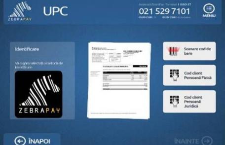 Peste 1 milion de români își pot achita facturile UPC la terminalele ZebraPay