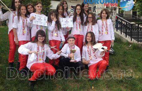 Copiii talentați de la Clubul Copiilor Dorohoi fruntași la Concursul Național de Dans „Să fii dinamic!” FOTO