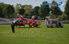 Femeie din Dorohoi transportată de urgență la Iași cu un elicopter SMURD - FOTO