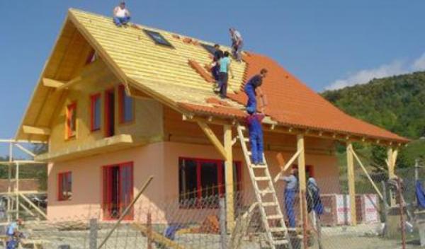 casa in constructie