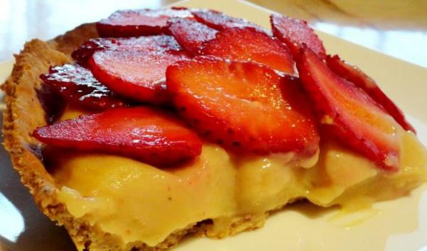 Tarta cu crema de vanilie