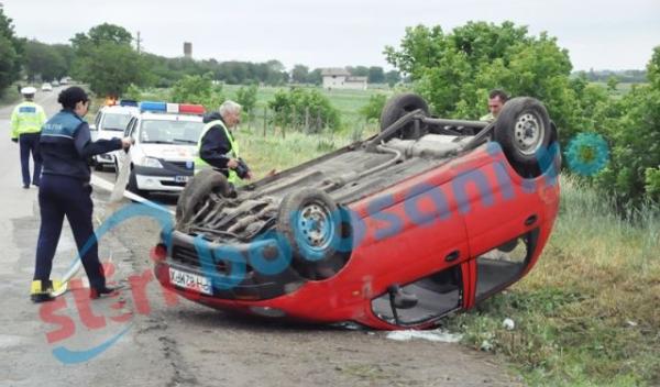 accident matiz rasturnat