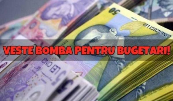 anunt pentru bugetari