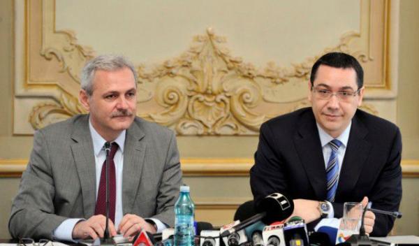 Ponta il susţine pe Dragnea