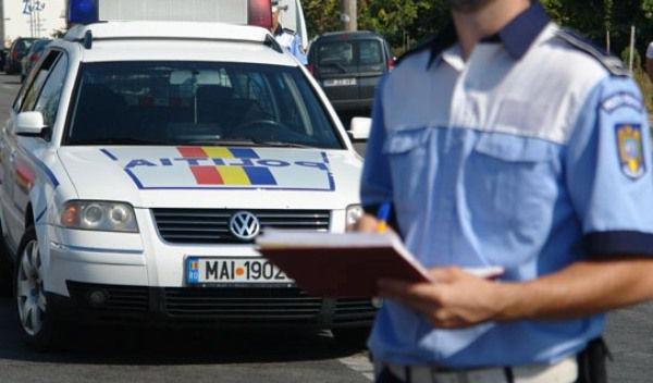 Un autoturism neînmatriculat a fost depistat de polițiști pe drumurile publice