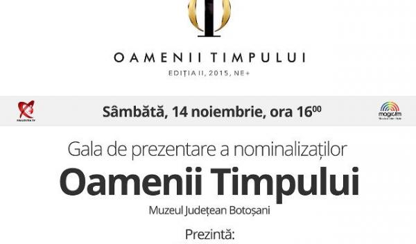 oamenii timpului Botosani