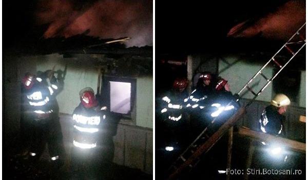 Incendiu Cordareni - Botosani