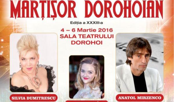 FESTIVALUL MARTISOR DOROHOIAN - Afis 2016