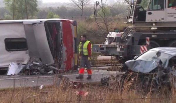 Accident de autocar în Spania