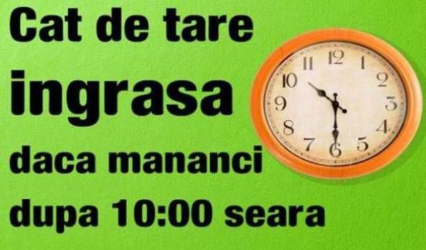 mananci seara