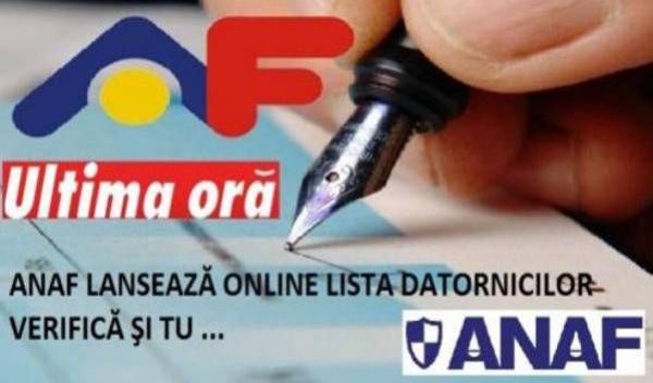 anaf lista datornici