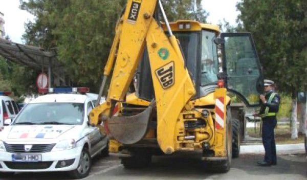 buldoexcavator-oprit-de-politie