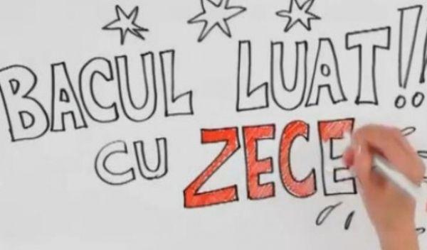 bacul luat cu zece