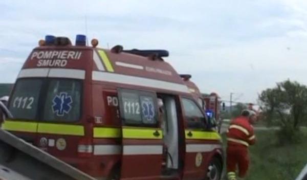 Accident microbuz