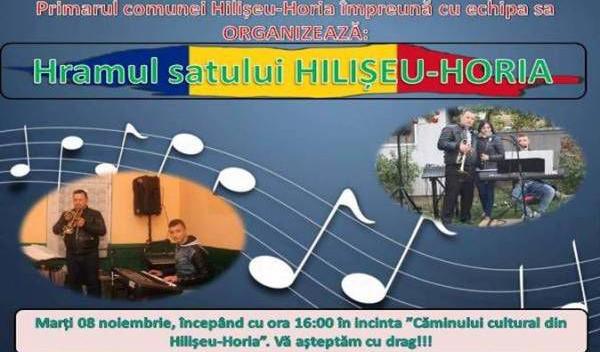 Hramul comunei Hiliseu-Horia