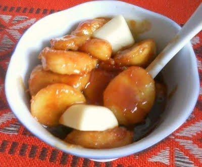 Banane in sos caramel si susan