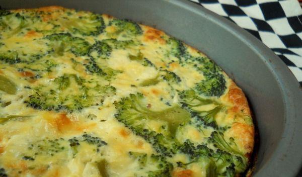Omletă cu broccoli la cuptor