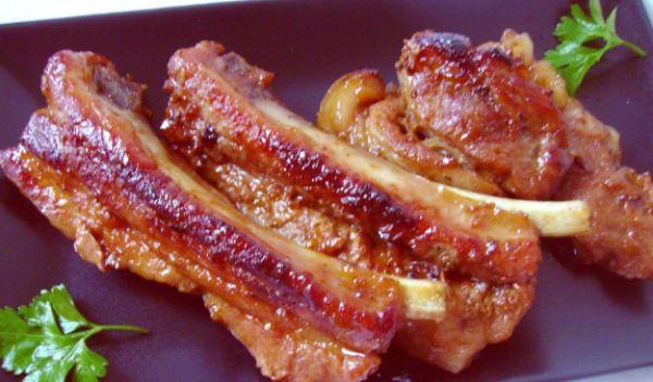 Coaste de porc picante