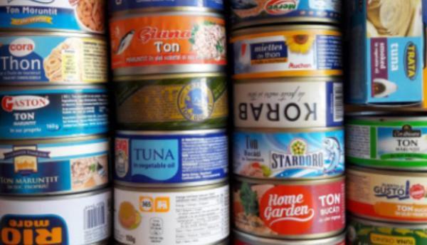 Conservele de ton din supermarketuri