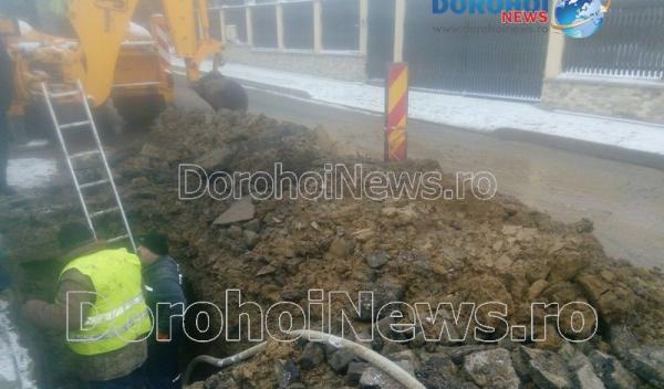 Avarie conducta apa Dorohoi_01