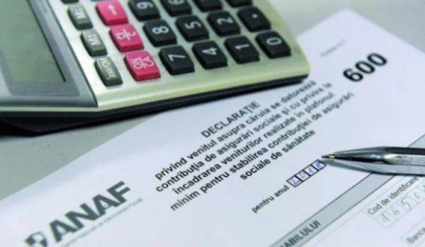 Declaraţia 600