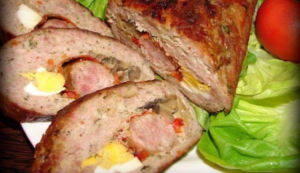 Ruladă din carne tocată