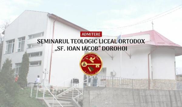 admitere seminar dorohoi