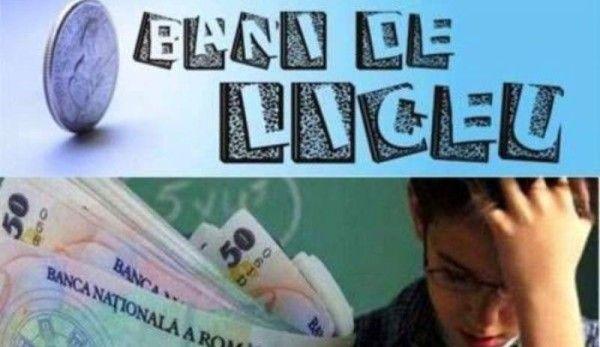 Bani de liceu