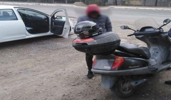 Tanar fara permis depistat la volan