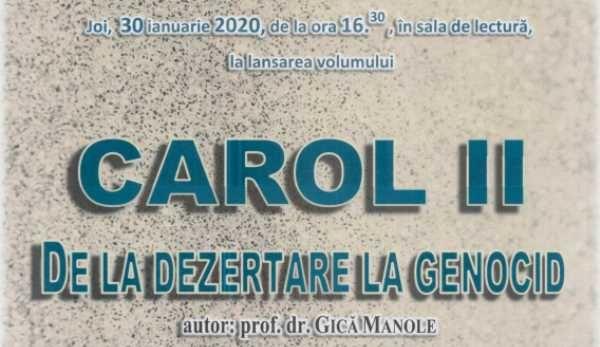 AFIS Lansare de carte Gica Manole