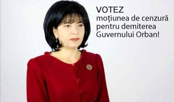 poza 1 votez motiunea de cenzura