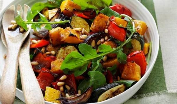 legume la cuptor şi rucola