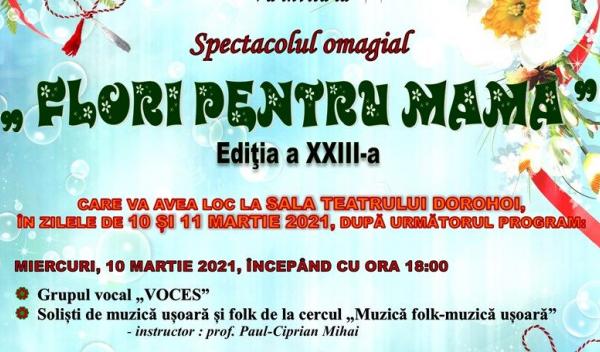 Afis Flori pentru mama 2021_1