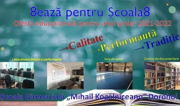 8ează pentru Școala8