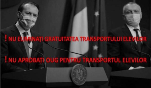 transport elevi