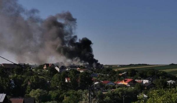 garaj incendiu