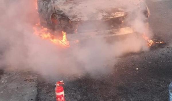 incendiu autoturism