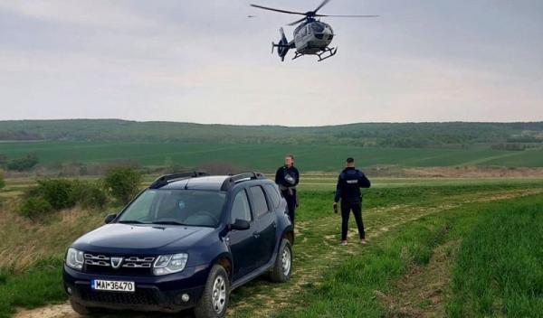 Trecere ilegală a frontierei de stat descoperită din elicopter1