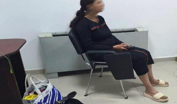 Reţinută de poliţişti